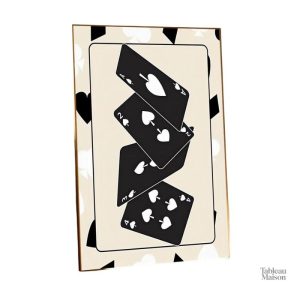 Tableau décoratif avec motifs de cartes