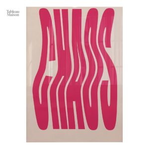 Tableau moderne Chaos, art contemporain inspirant