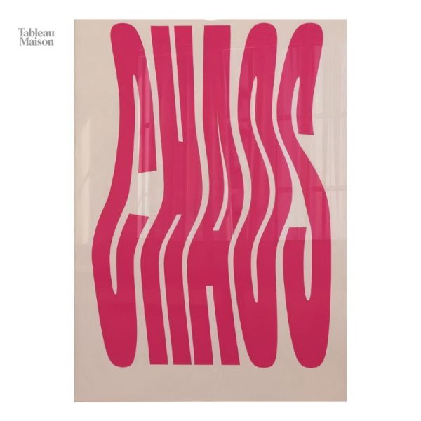 Tableau moderne Chaos, art contemporain inspirant