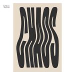 Œuvre d'art Chaos, expression visuelle énergique et audacieuse