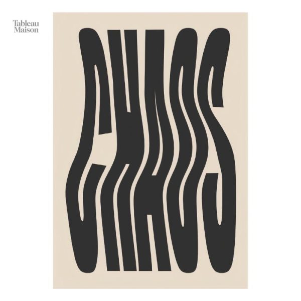 Œuvre d'art Chaos, expression visuelle énergique et audacieuse