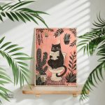 Tableau décoratif sur le thème des chats