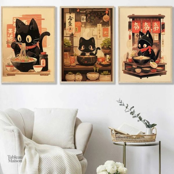 Tableau Chat Japonais