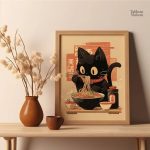 Œuvre d'art inspirée de la culture japonaise