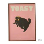 Art décoratif de chat au style pop et coloré