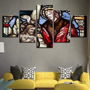 Tableau en vitrail, design unique et artistique