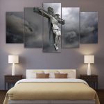Tableau Christ sur la croix en style artistique