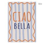 Ciao Bella, tableau moderne illustrant des motifs abstraits vibrants