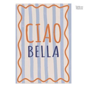 Ciao Bella, tableau moderne illustrant des motifs abstraits vibrants