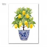 Illustration de citrons, accessoire de cuisine attrayant