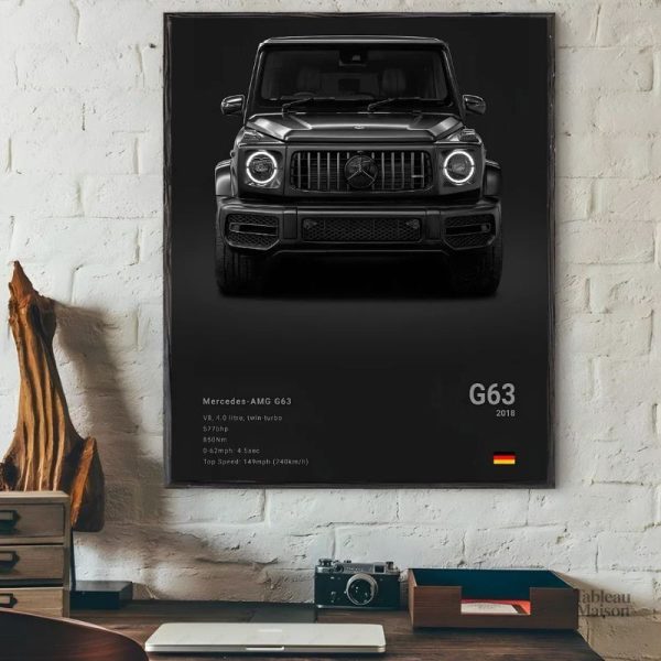 Tableau Classe G - art automobile moderne