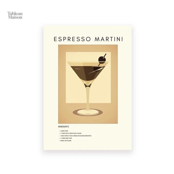 Illustration de cocktails pour embellir votre cuisine