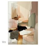 Tableau mural design avec motifs abstraits