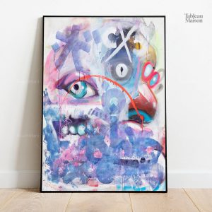 Tableau contemporain inspiré du street art