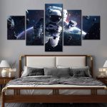 Tableau Cosmonaute moderne décoratif pour intérieur