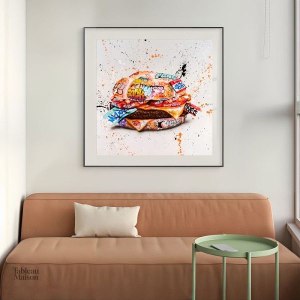 Tableau street art pour cuisine moderne