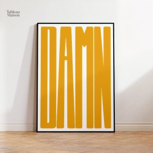 Tableau artistique contemporain avec design audacieux