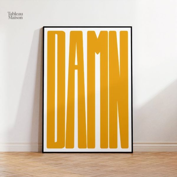 Tableau artistique contemporain avec design audacieux