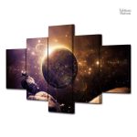 Art mural inspiré de l'astronomie et de l'espace
