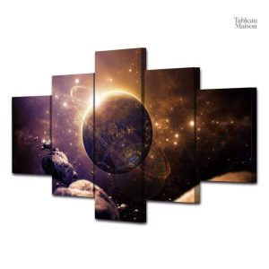 Art mural inspiré de l'astronomie et de l'espace