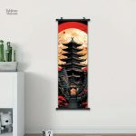 Tableau de temple japonais traditionnel