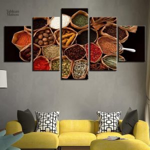 Décoration murale cuisine aromates