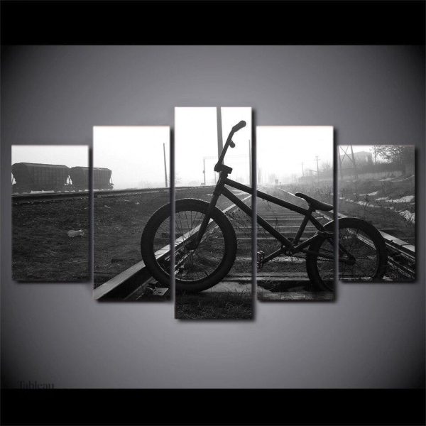 Tableau sur le thème du BMX, idéal pour les passionnés de vélo