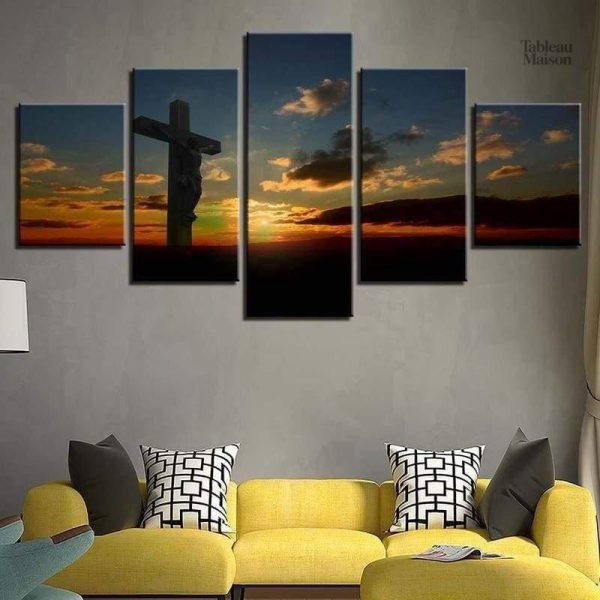 tableau-deco-calvaire-1 Tableau Calvaire artistique, reflet de la passion chrétienne