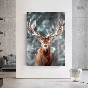 Tableau déco cerf élégant pour une ambiance nature