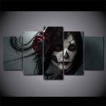 Œuvre d'art femme fatale pour décoration intérieure