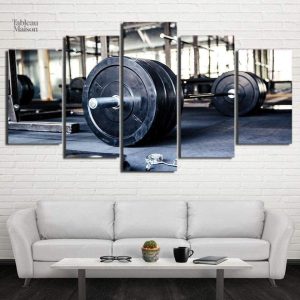 Tableau Haltère décoratif pour les passionnés de fitness