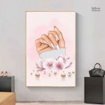 Tableau décoratif sur le thème des ongles