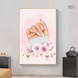 Tableau décoratif sur le thème des ongles
