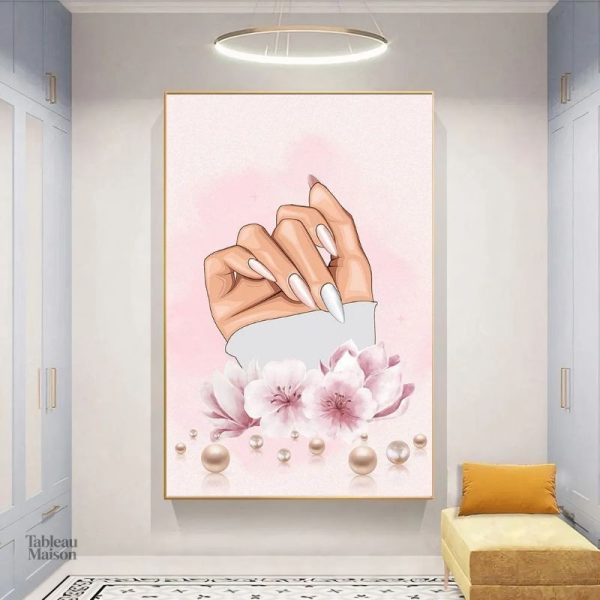Art mural élégant pour la décoration de salon