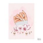 Tableau inspirant pour espace dédié aux ongles