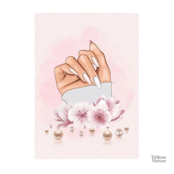 Tableau inspirant pour espace dédié aux ongles