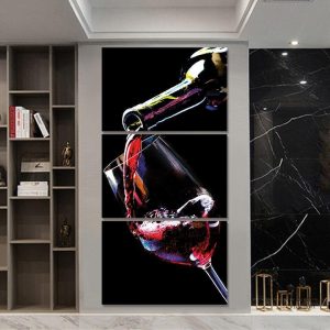 Tableau Vin tiré pour décoration de cuisine