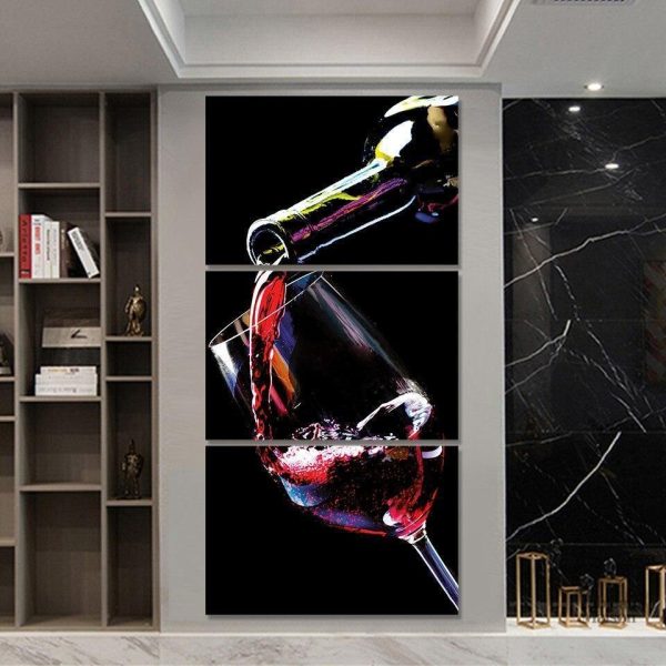 Tableau Vin tiré pour décoration de cuisine