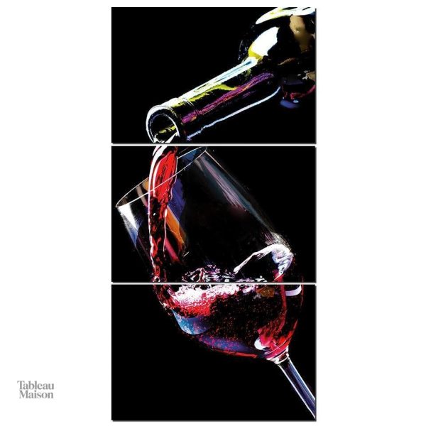 Art mural sur le thème du vin pour cuisine moderne