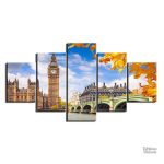 Tableau moderne représentant les paysages londoniens