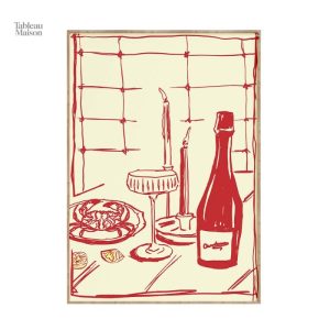 Décor mural élégant pour un dîner romantique