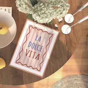 Art contemporain Dolce Vita, design inspirant et élégant