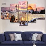 Tableau Dôme du Rocher en style artistique