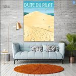 Tableau paysage Dune du Pilat, décoration murale naturelle