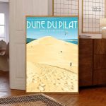 Dune du Pilat en toile, paysage côtier apaisant
