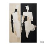 Œuvre abstraite pour une ambiance élégante et minimaliste