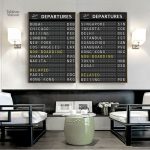 Tableau décoratif avion pour ambiance aéroportuaire