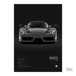 Décoration murale voiture Enzo Ferrari, parfaite pour un intérieur stylé