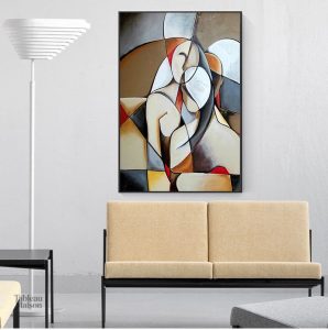 Tableau moderne sur le thème de la femme