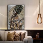 Tableau vibrant sur la culture africaine